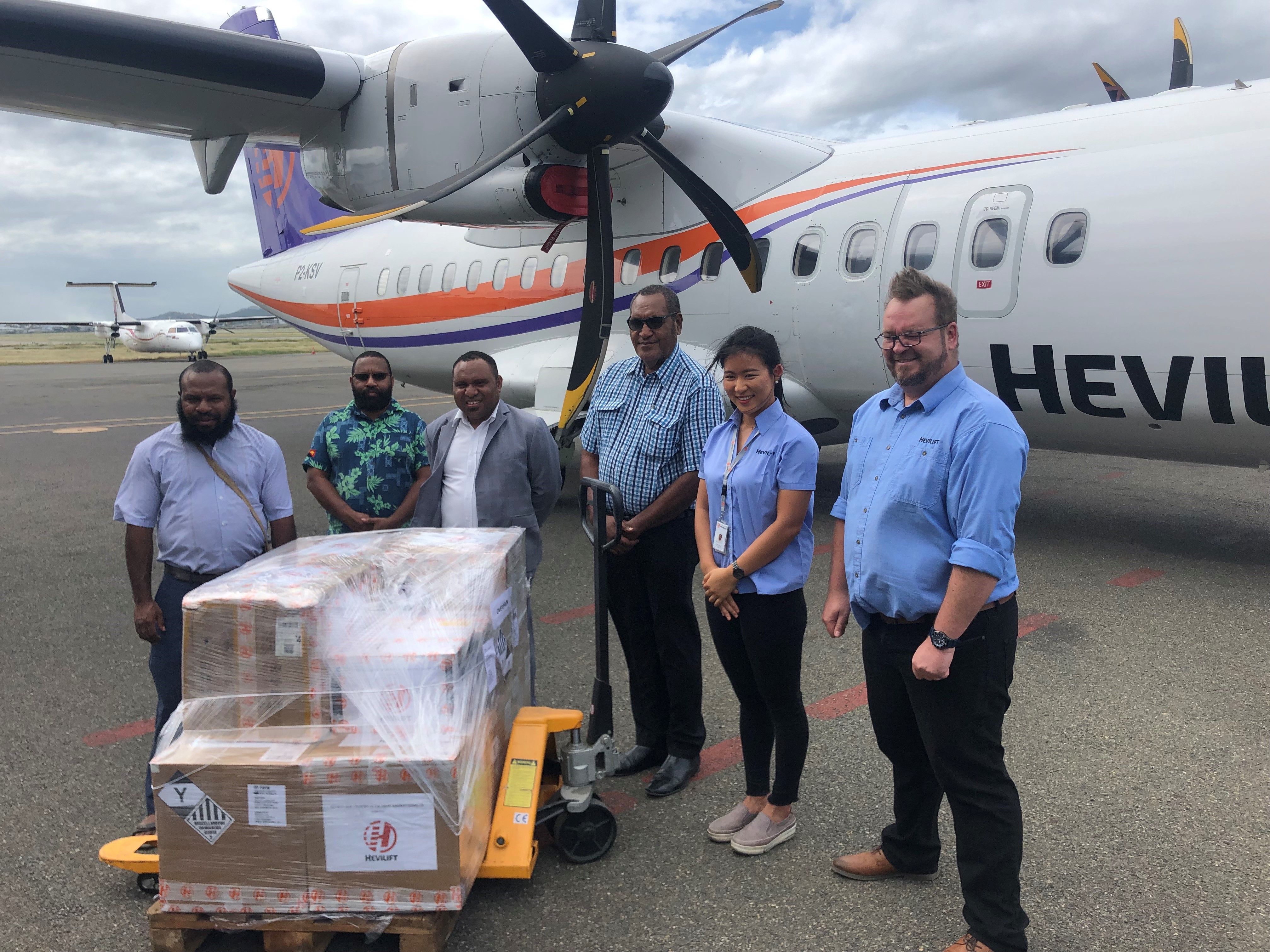 HeviLift Donates PPE Equipment to MRDC for Gulf and Western Province Shareholders